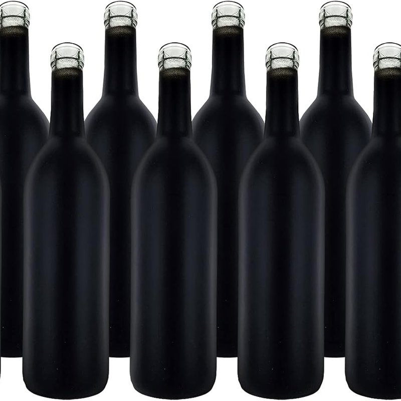 Black Tablecloths 90x132 Inch - 6 Pack Rectangle Polyester